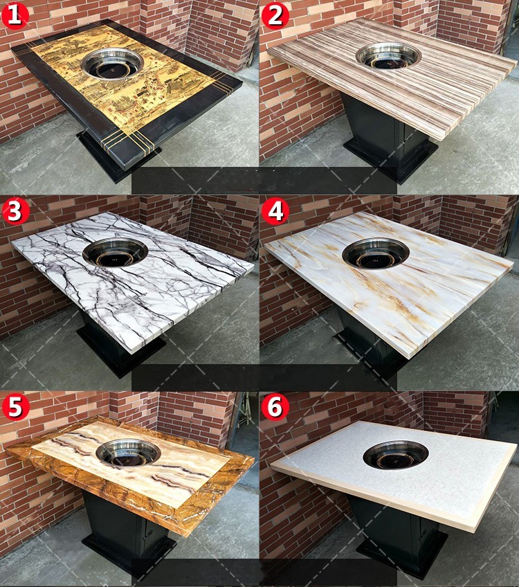 Korean Bbq Grill Dining Table
