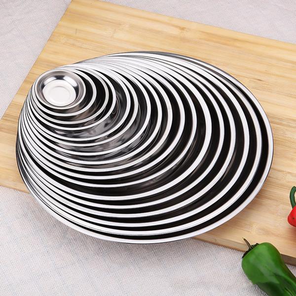 Stainless Steel Snack Plate